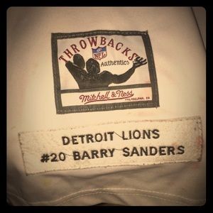 Mitchell&Ness Barry Sanders NFL Jersey